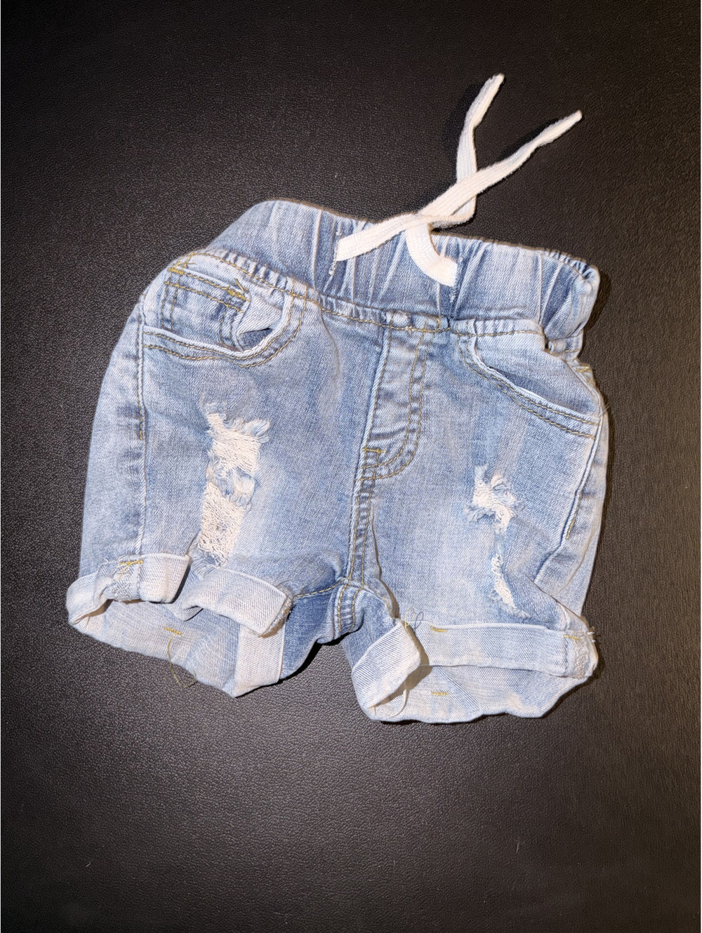Little Bipsy distressed denim shorts
